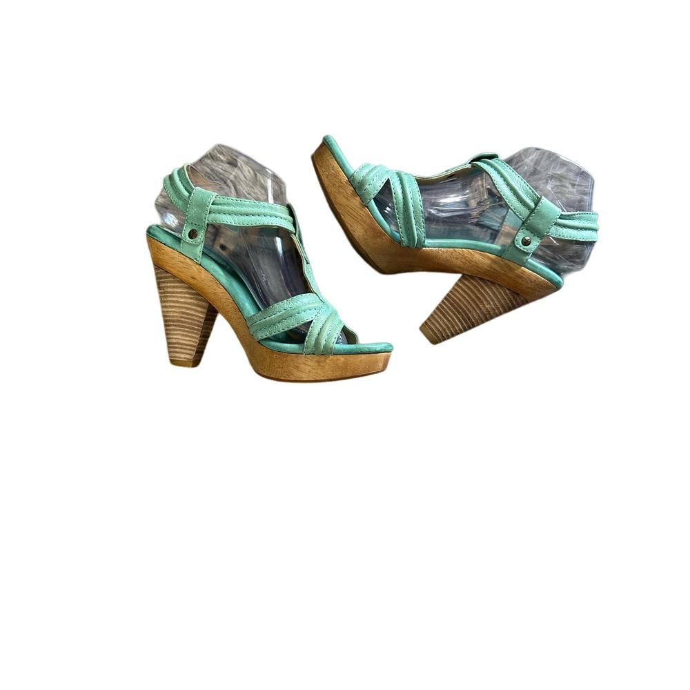 Frye Women's Green Sandals Size 8.5